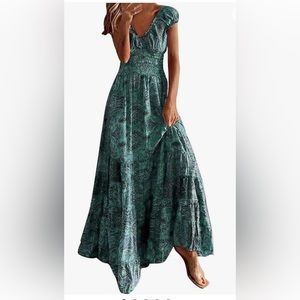 Long dress green*